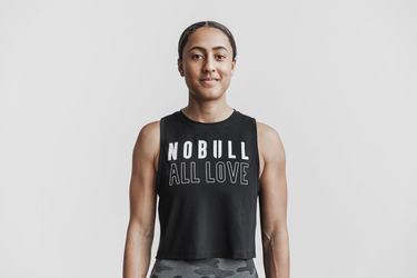 Nobull Muscle All Love Women's Tank Tops Black | Australia (LX5427)